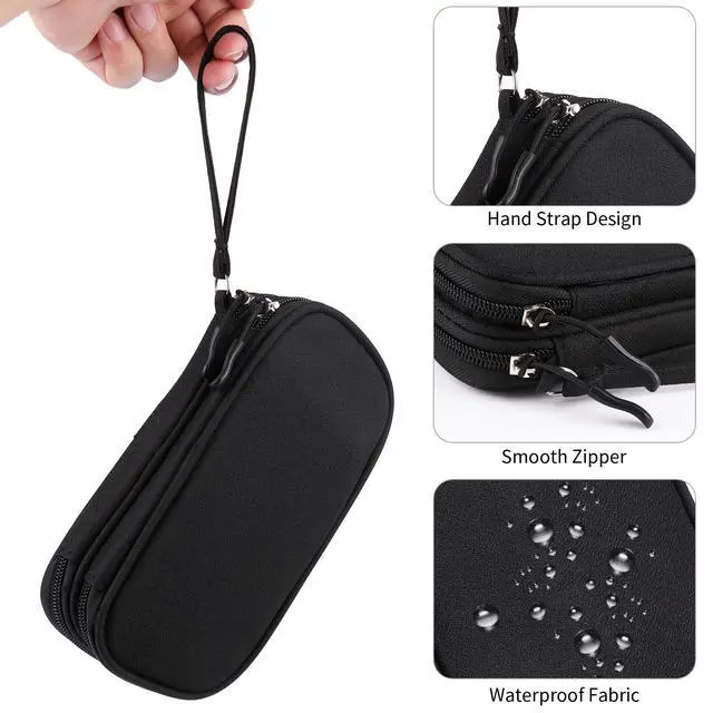 Alt view image 3 of 7 - Travel Cable Organizer, Electronics Accessories Bag for Charger, Phone - Universal Electronic Organizer