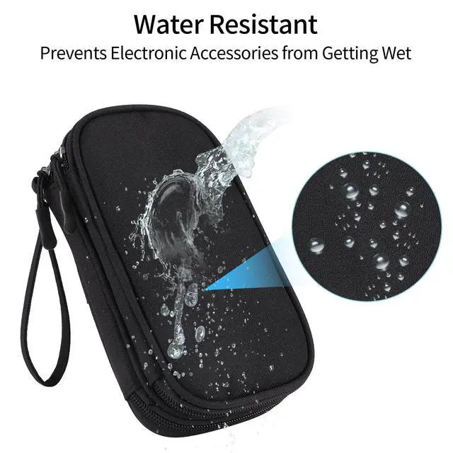 Alt view image 5 of 7 - Travel Cable Organizer, Electronics Accessories Bag for Charger, Phone - Universal Electronic Organizer