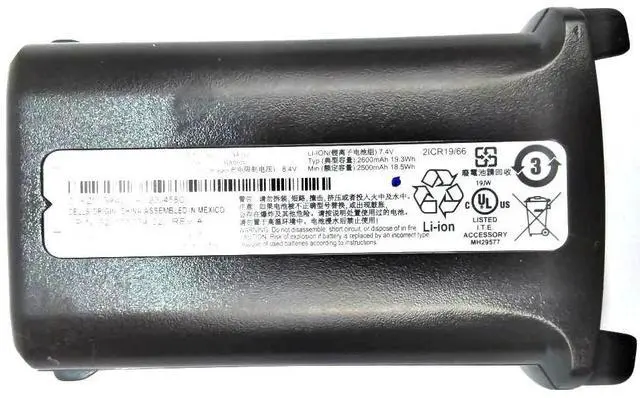Alt view image 5 of 5 - Symbol MC9200 Mobile Computer Battery 7.4V 2600mAh Genuine OEM 82-111734-02