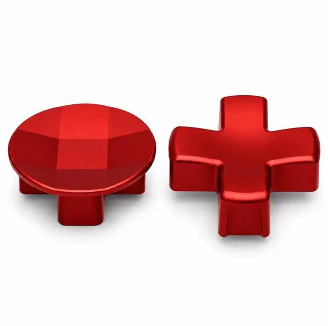 Main image of QXWPBV 2 Pack Metal D-Pads for Xbox Elite Series 2 and Xbox One Elite Controllers, Magnetic Replacement Parts, Red