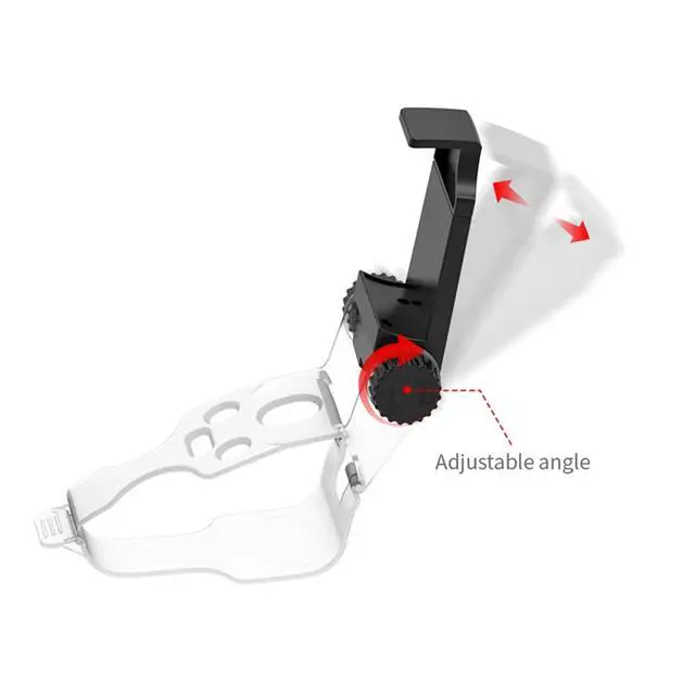 Alt view image 7 of 7 - QXWPBV Phone Mount Clip Compatible with Xbox Series and Xbox One Controllers, 270 Degree Adjustable Controller Holder, Black