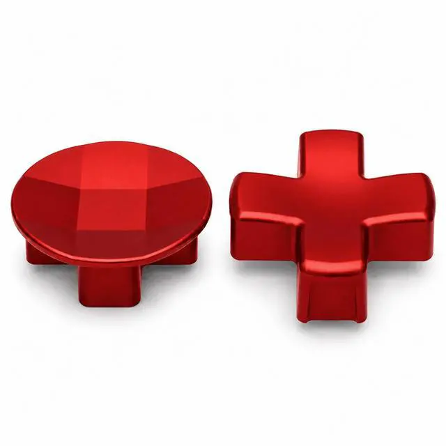 Main image of QXWPBV 2-Pack Magnetic Metal D-Pad Replacement Buttons for Xbox Elite Series 2, Series 2 Core and Xbox One Elite Controllers, Red