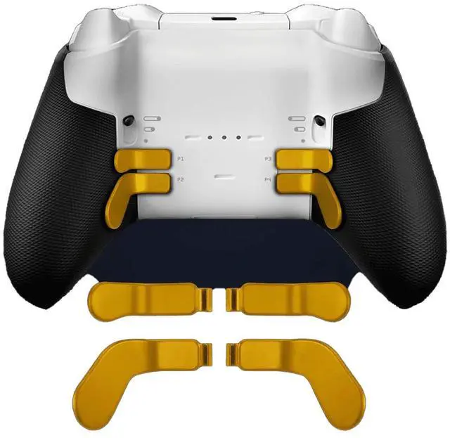 Alt view image 5 of 7 - QXWPBV Gold Metal Replacement Thumbsticks for Xbox Elite Series 2 Controller, Magnetic Joysticks Compatible with Model 1797