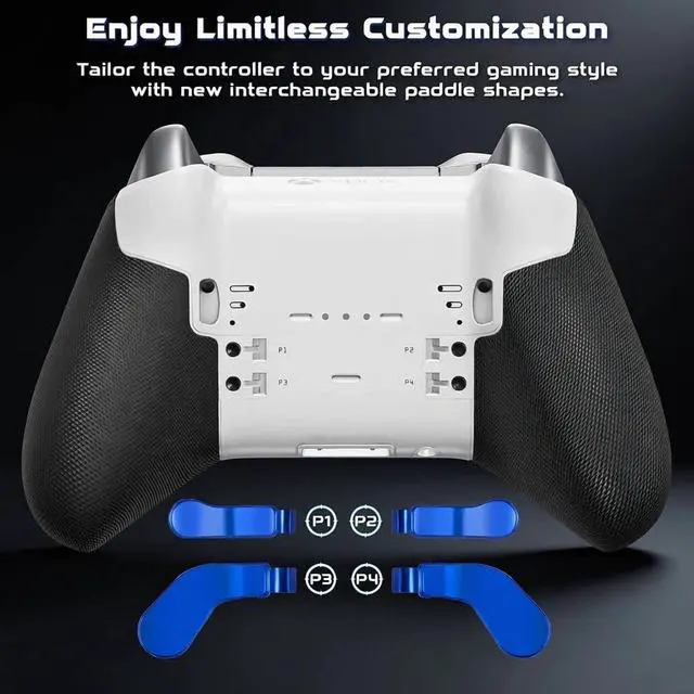 Alt view image 6 of 7 - QXWPBV Xbox Elite Series 2 Controller Replacement Thumbsticks, Magnetic Metal, Blue, Compatible with Model 1797