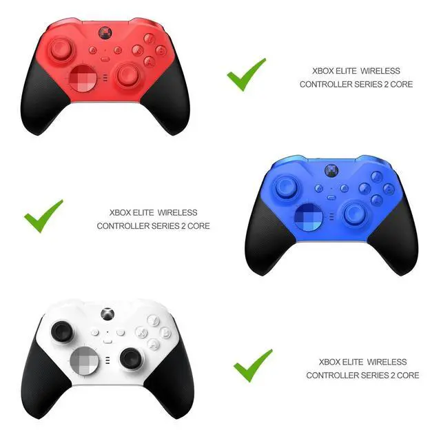 Alt view image 7 of 7 - QXWPBV Xbox Elite Series 2 Controller Replacement Thumbsticks, Magnetic Metal, Blue, Compatible with Model 1797
