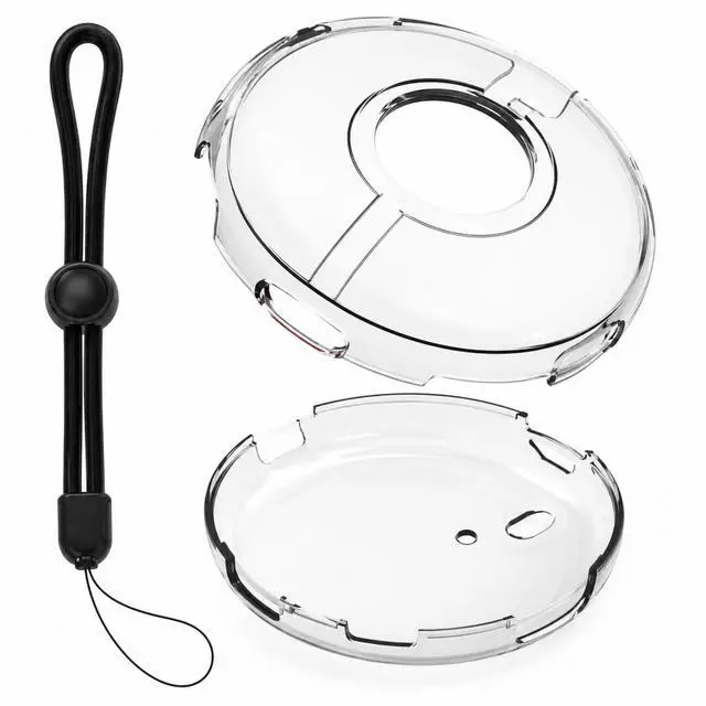 Main image of QXWPBV Clear Hard Case Compatible with GO Plus Plus, PC Protective Cover with Wrist Strap, Transparent, 1 Pack