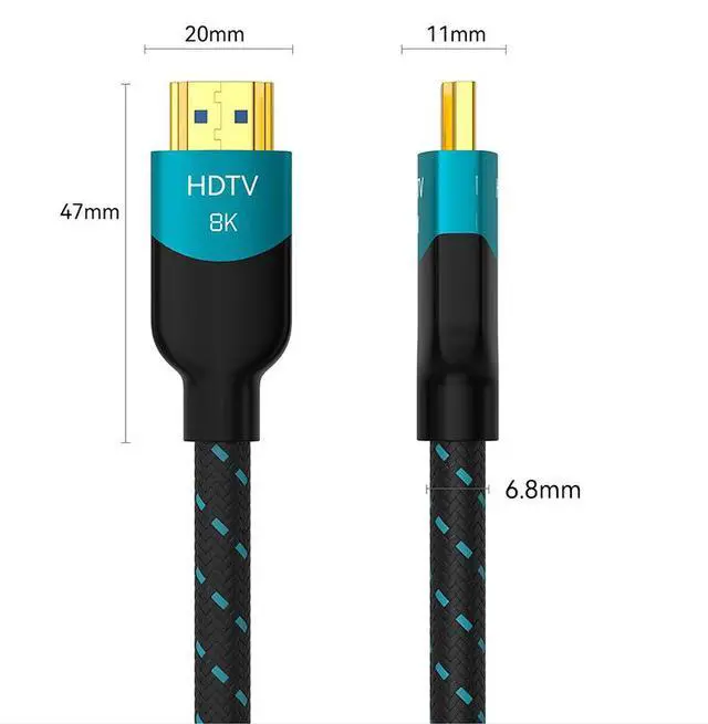 Alt view image 3 of 3 - Wholesale HDMI Cable 2.1 8k60hz TV Laptop Monitor Projection HDMI Video Cable