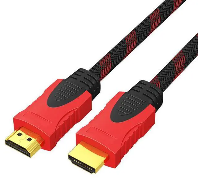 Main image of HDMI Cable Red and Black Net 1.4 TV Computer Video Display Connection Line HD Line Wholesale