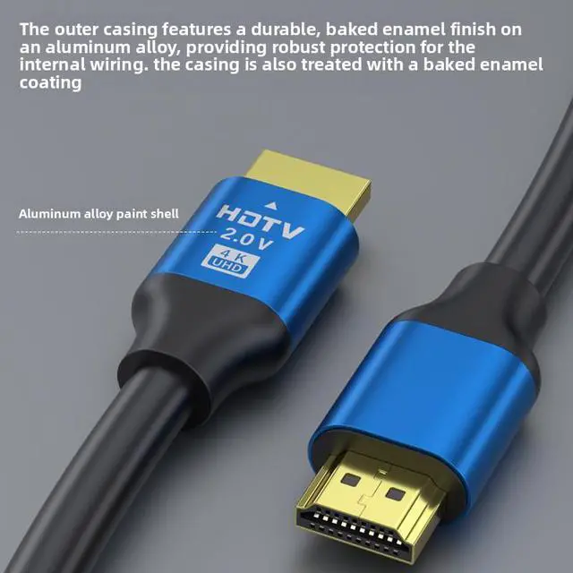 Alt view image 4 of 4 - HDMI Cable 2.0 Version 4K Computer Display Connection Line TV Projector Data HDMI Cable Wholesale HDMI Cable