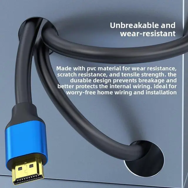 Alt view image 3 of 4 - HDMI Cable 2.0 Version 4K Computer Display Connection Line TV Projector Data HDMI Cable Wholesale HDMI Cable