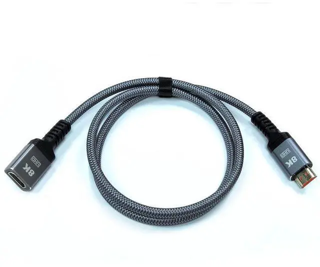 Alt view image 4 of 4 - 8K HDMI Interface Version 2.1 8K HDMI Extension Cable 8K 60Hz, 4K 240Hz Displays High-Definition Cable