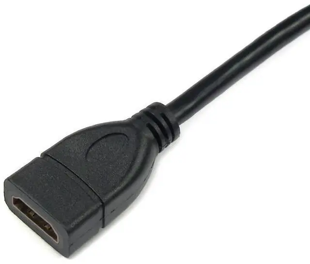 Alt view image 4 of 5 - HDMI Male to Female Extension Cable, 4K High Definition HDMI Male to Female Cord OD7.0 1.5m