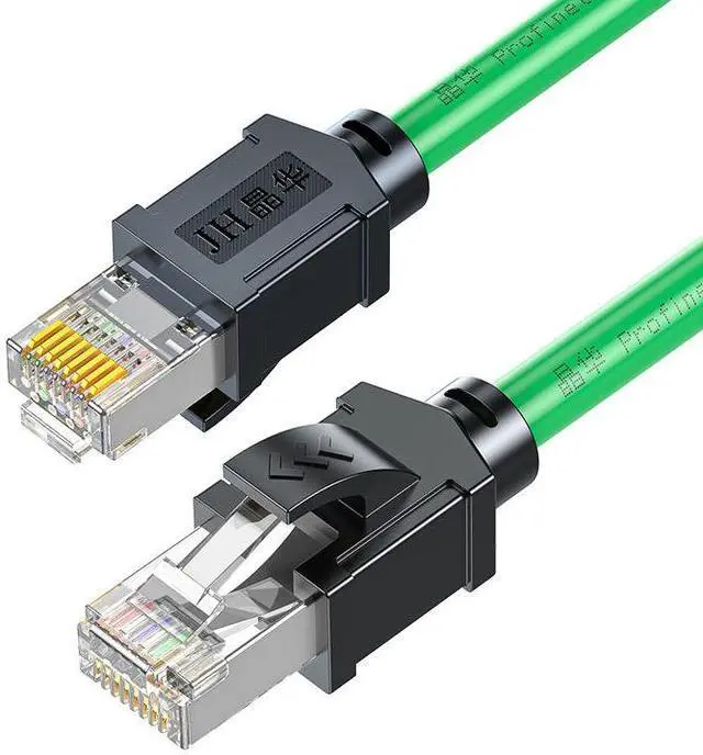 Main image of Six Double Shielded Finished Network Cable Industrial Grade High Soft Cat6 Oxygen-Free Copper Network Cable Towing Chain Gigabit Network Cable 1m