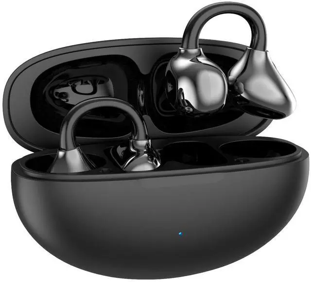 Main image of M47 Clip-On Bluetooth Headphones, Bone Conduction Non-In-Ear Sports Earphones with Digital Display & Long Battery Life