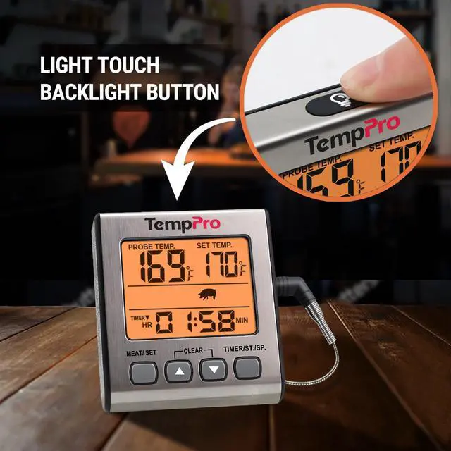 Alt view image 7 of 7 - TempTrack Digital Meat Thermometer for Cooking and Grilling