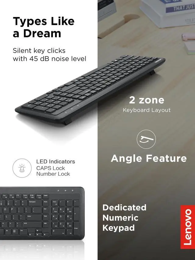 Alt view image 3 of 7 - 300 Wireless Keyboard, Black