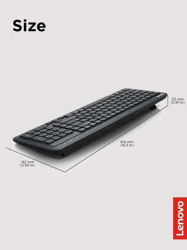 Alt view image 6 of 7 - 300 Wireless Keyboard, Black