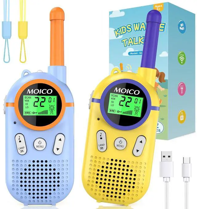 Main image of Rechargeable Walkie Talkies for Kids,Toys for 3-12 Year Old Boys Girls