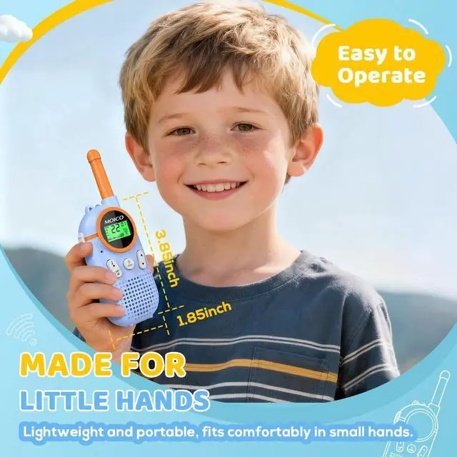 Alt view image 4 of 7 - Rechargeable Walkie Talkies for Kids,Toys for 3-12 Year Old Boys Girls