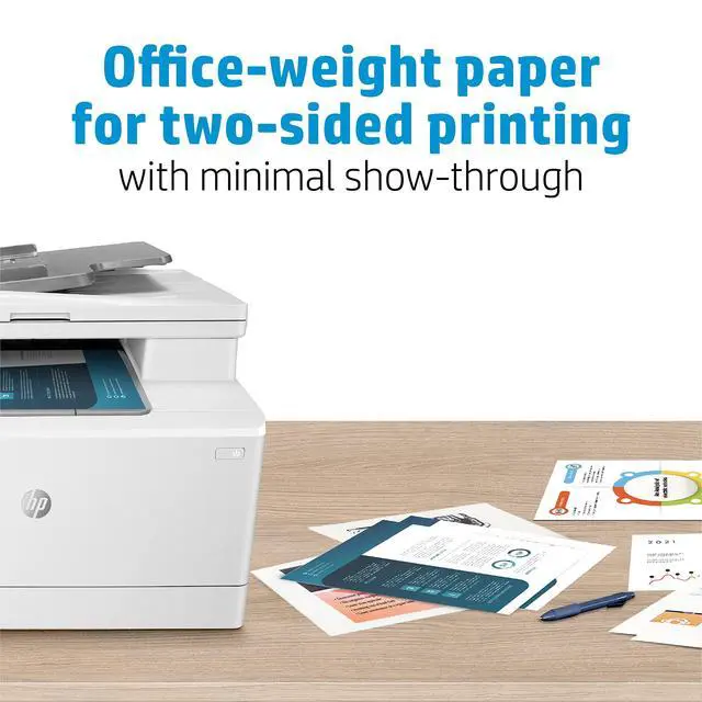 Alt view image 4 of 6 - Everyday Business Paper, Glossy, 8.5x11 in, 32 lb, 150 sheets, works with laser printers (4WN08A)