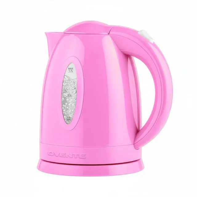 Main image of 1.7L Electric Kettle with 1100W Fast Boiling Water, Pink KP72P