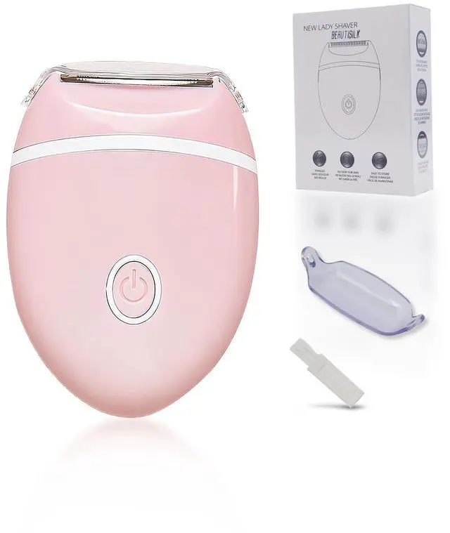 Main image of Electric Hair Shaver for Women: Compact, Cordless Wet & Dry Razor for Smooth Body & Dual Trimmers Bikini Line and Quick, Travel-Friendly.BEAUTISILK (Pink)