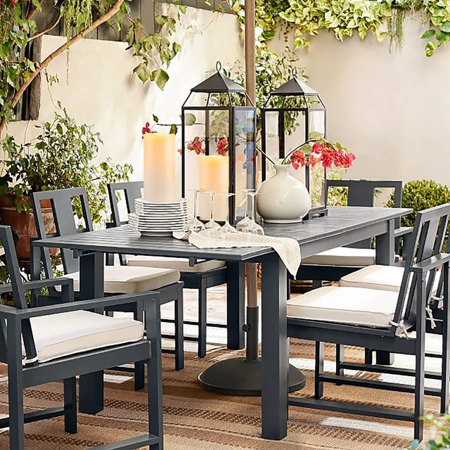 Alt view image 5 of 7 - 8" x 4" Large Waterproof Outdoor Flameless Candles with Remote Control and Timer, Battery Operated Flickering LED Pillar Candles for Indoor Outdoor Lanterns, Porch, Long Lasting, Set of 2