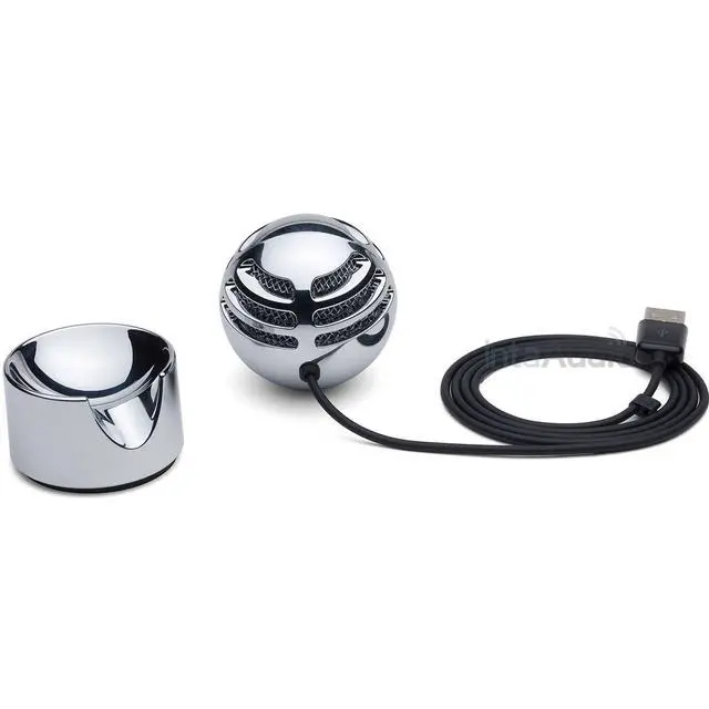 Alt view image 3 of 5 - Meteorite Ultra-Portable USB Condenser Microphone - Silver