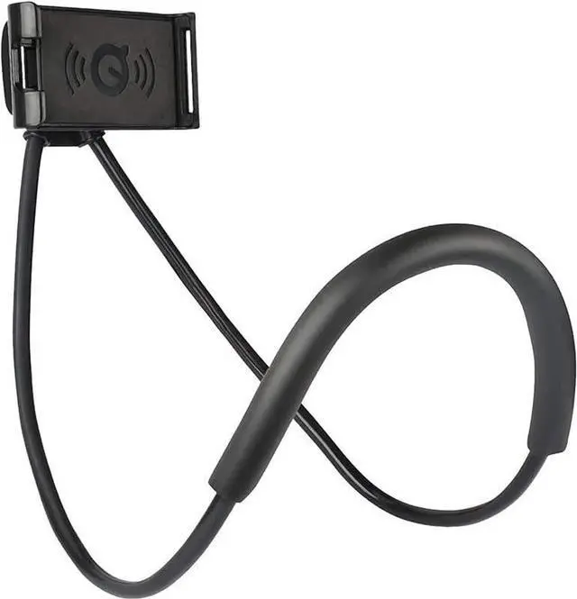 Main image of Universal Neck-Hanging Phone Stand: 360° Rotating, Hands-Free Holder for Multiple Functions (4.7-6.7" Screens)