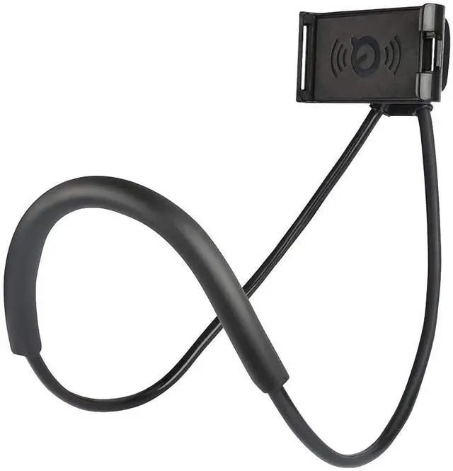 Main image of Lazy Cell Phone Holder, Universal Cell Phone Holder for Smart Mobile Phone,Hanging on Neck Cell Phone Mount Holder ,Hands-Free Mobile Phone Holder on Bed/Tableb, 27.6'' Length for 4.7''-6.7'' Size