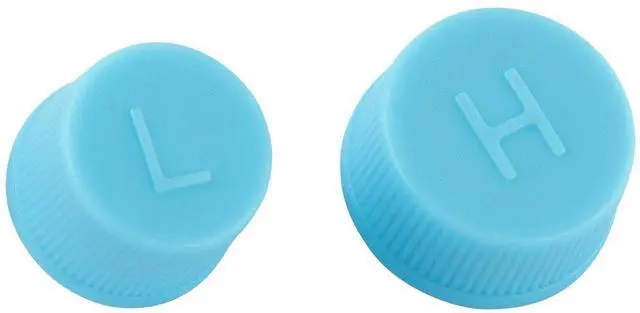 Main image of 2PCS Car Air Conditioner Dust Valve Caps,Blue Car AC Low Pressure Port Caps and High Pressure AC Caps for R134a AC System,Car Air Conditioner Accessories for Cars Trucks SUVs (2PCS)