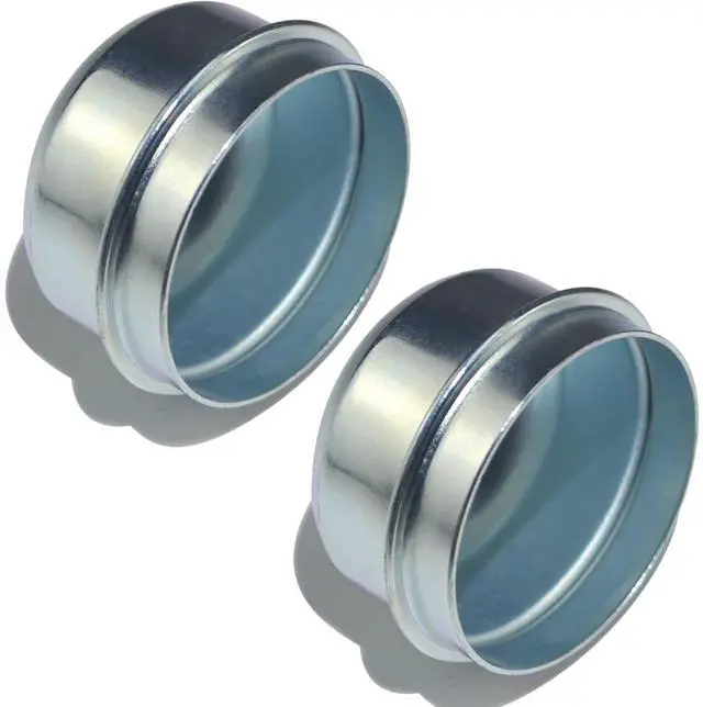 Main image of 2PCS 1.98" Trailer Hub Cap,Trailer Axle Bearing Dust Cap Cup,Bolt Metal Trailer Axle Wheel Bearing and Hub Dust Caps for Most 2000 to 3500 Pound Axles Dexter