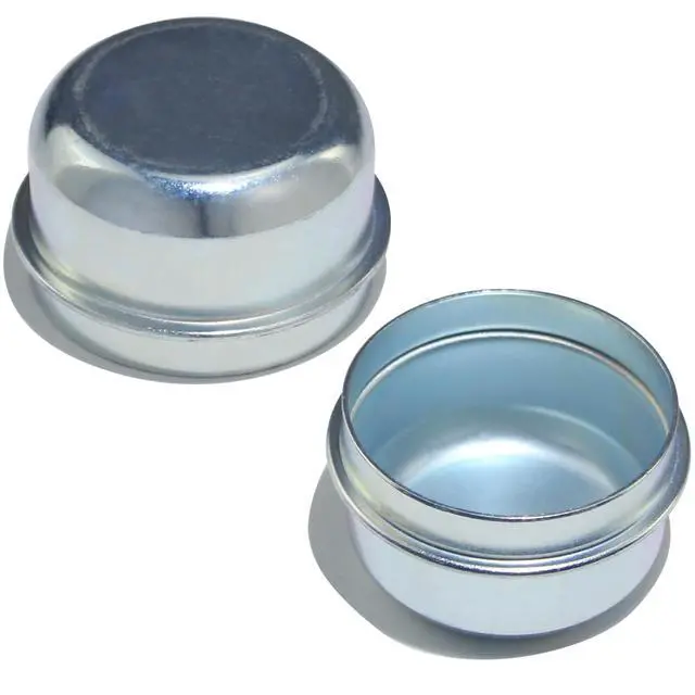 Alt view image 5 of 6 - 2PCS 1.98" Trailer Hub Cap,Trailer Axle Bearing Dust Cap Cup,Bolt Metal Trailer Axle Wheel Bearing and Hub Dust Caps for Most 2000 to 3500 Pound Axles Dexter