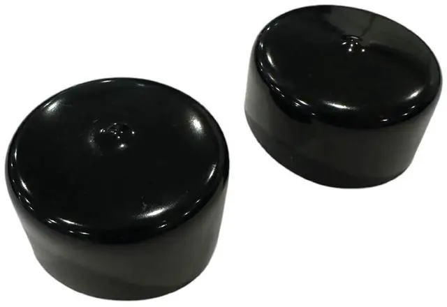 Main image of 2-Inch Rubber Wheel Hub Trailer Bearing Dust Cap Plug Grease Cover (2 Pack)