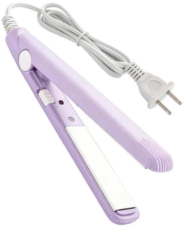 Alt view image 3 of 7 - Mini Hair Straightener Hair Flat Iron 100-240V 20W US Plug Hair Flat Iron Ceramic Tourmaline Plate 1m Wire Length with Storage Box