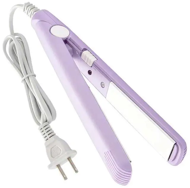 Alt view image 5 of 7 - Mini Hair Straightener Hair Flat Iron 100-240V 20W US Plug Hair Flat Iron Ceramic Tourmaline Plate 1m Wire Length with Storage Box