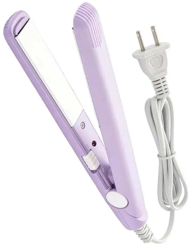 Alt view image 6 of 7 - Mini Hair Straightener Hair Flat Iron 100-240V 20W US Plug Hair Flat Iron Ceramic Tourmaline Plate 1m Wire Length with Storage Box