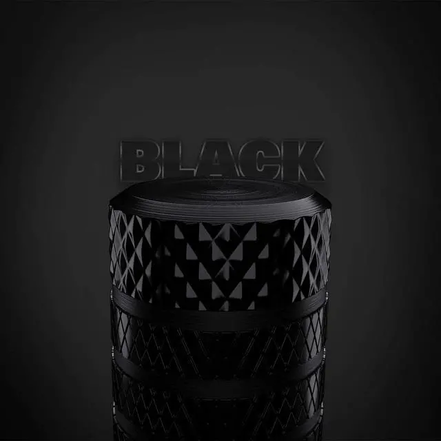 Alt view image 2 of 6 - Tire Valve Stem Caps, Black, 4 pcs/Pack, Anodized Aluminum Tire Valve Cap Set, Corrosion Resistant, Universal Stem Covers for Cars Trucks Motorcycles SUVs and Bikes