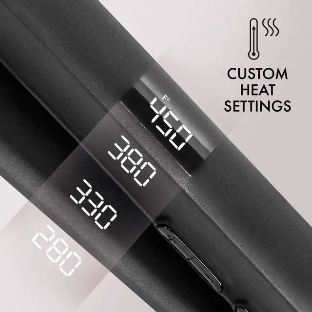 Alt view image 3 of 6 - Pro Signature Ceramic + Tourmaline Flat Iron for Sleek Results, 1 Inch Plates