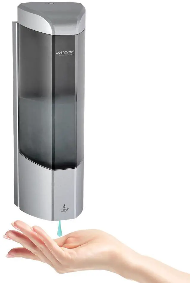 Main image of 24oz Wall Mount Automatic Soap Dispenser, Touchless Sensor Liquid & Gel Hand Sanitizer Dispenser Battery Operated for Home Kitchen Bathroom Office Hotel Restaurant Commercial Use