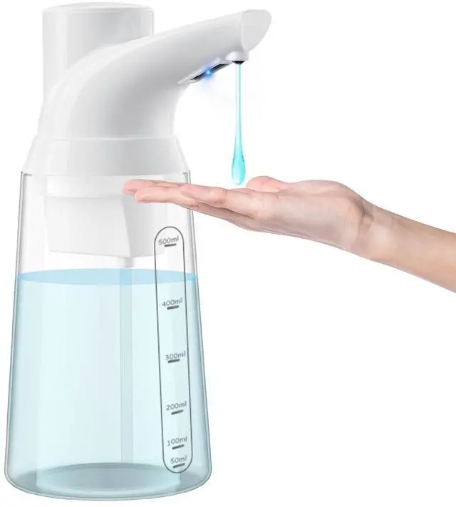 Main image of Adjustable Automatic Soap Dispenser Touchless, 4 Adjustable LevelsBattery Powered Operated Sensor Liquid Soap PumpTouch-Free Hand Sanitizer Dispenser