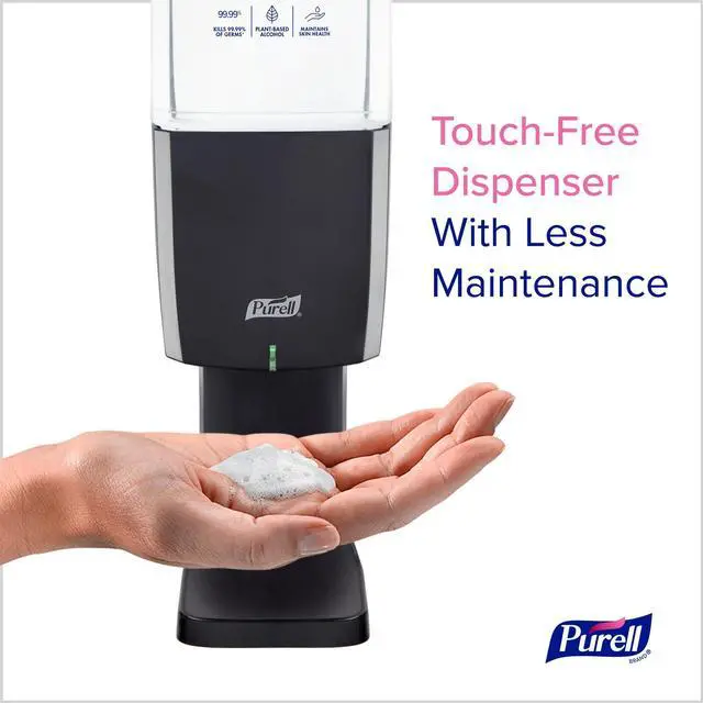 Alt view image 2 of 7 - ES10 Automatic Hand Sanitizer Dispenser, Graphite,compatible for 1200 mL Refills - 8324-E1