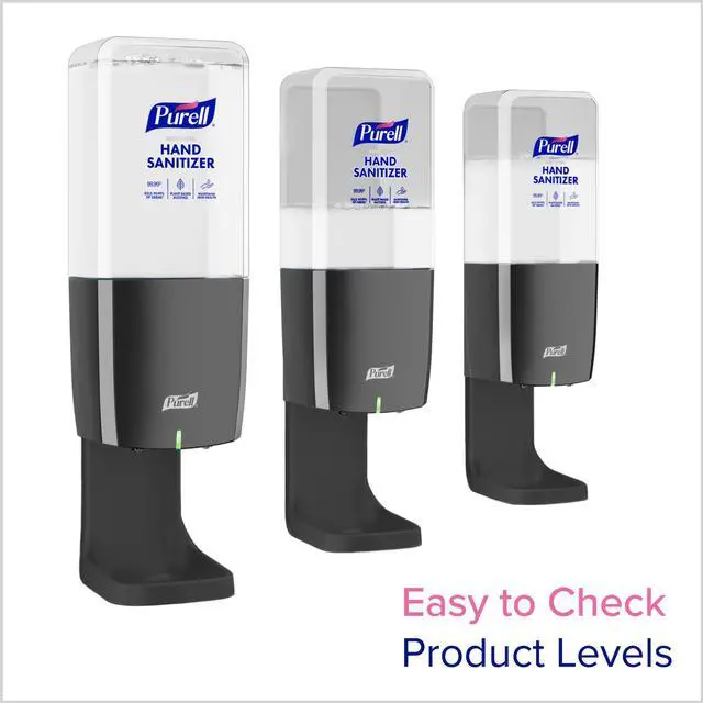 Alt view image 4 of 7 - ES10 Automatic Hand Sanitizer Dispenser, Graphite,compatible for 1200 mL Refills - 8324-E1