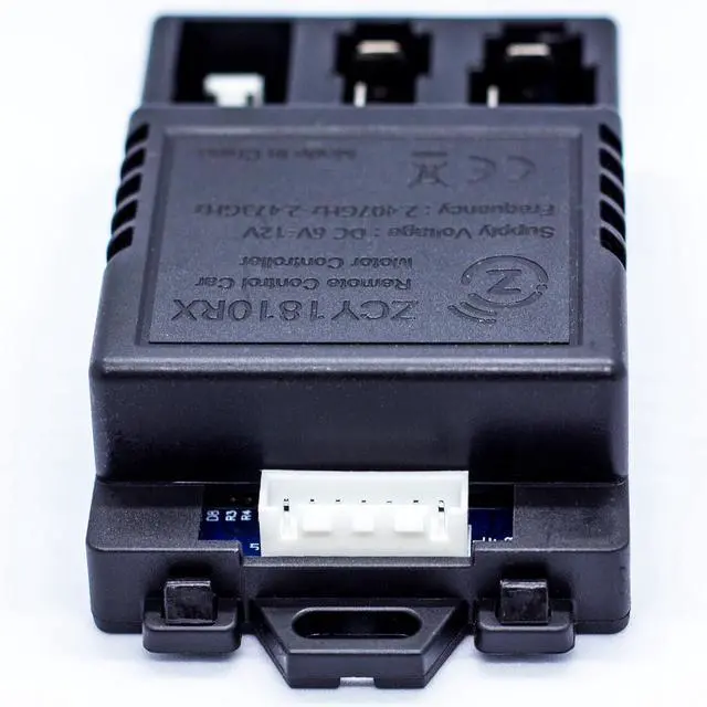 Alt view image 5 of 5 - The White Socket is 7 pin ZCY1810RX Control Box for 6V 12V Kids Ride On Toys Car Replacement Parts Receiver Remote Control Car Motor Controller