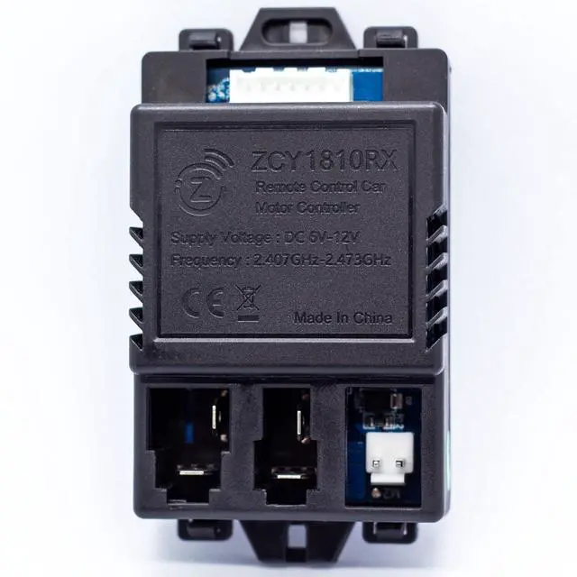 Alt view image 3 of 5 - The White Socket is 7 pin ZCY1810RX Control Box for 6V 12V Kids Ride On Toys Car Replacement Parts Receiver Remote Control Car Motor Controller