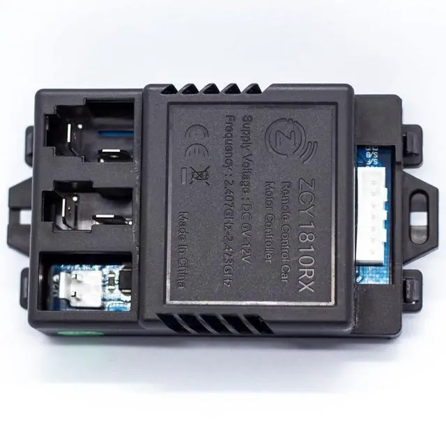 Alt view image 4 of 5 - The White Socket is 7 pin ZCY1810RX Control Box for 6V 12V Kids Ride On Toys Car Replacement Parts Receiver Remote Control Car Motor Controller