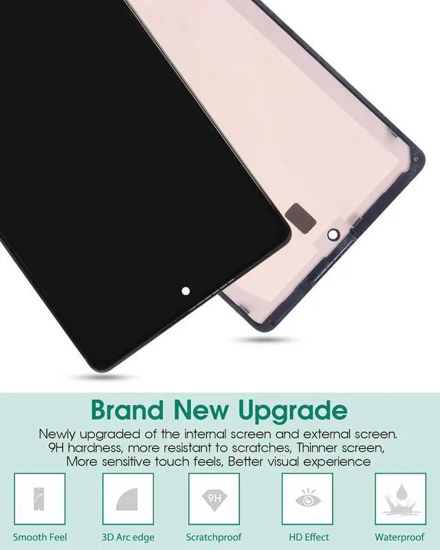 Alt view image 5 of 6 - OLED for Google Pixel 6 LCD Screen Replacement for Google Pixel 6 LCD Display Touch Screen Display Assembly Repair Kits with Frame GB7N6, G9S9B16, G9S9B, GR1YH (with Fingerprint Function)