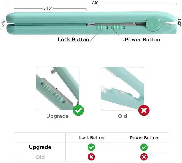 Alt view image 4 of 7 - Hand-held Heat Sealer for Food Plastic Bags, Portable Mini Sealing Machine for Mylar Aluminum Foil Packaging Bag