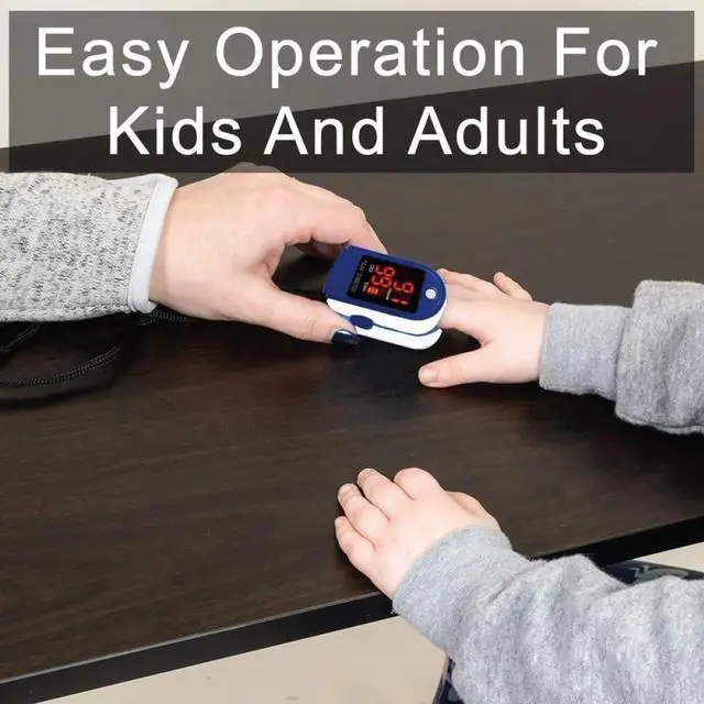 Alt view image 2 of 7 - Medical Finger Pulse Oximeter Oxygen Saturation Monitor - Pulse Ox Fingertip o2 Monitor
