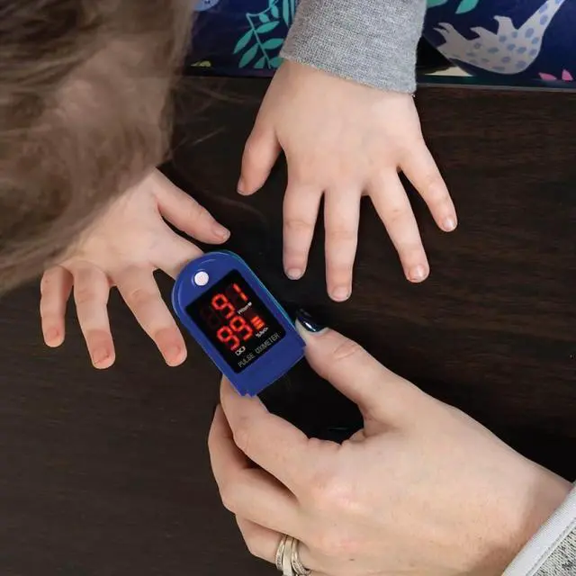 Alt view image 3 of 7 - Medical Finger Pulse Oximeter Oxygen Saturation Monitor - Pulse Ox Fingertip o2 Monitor
